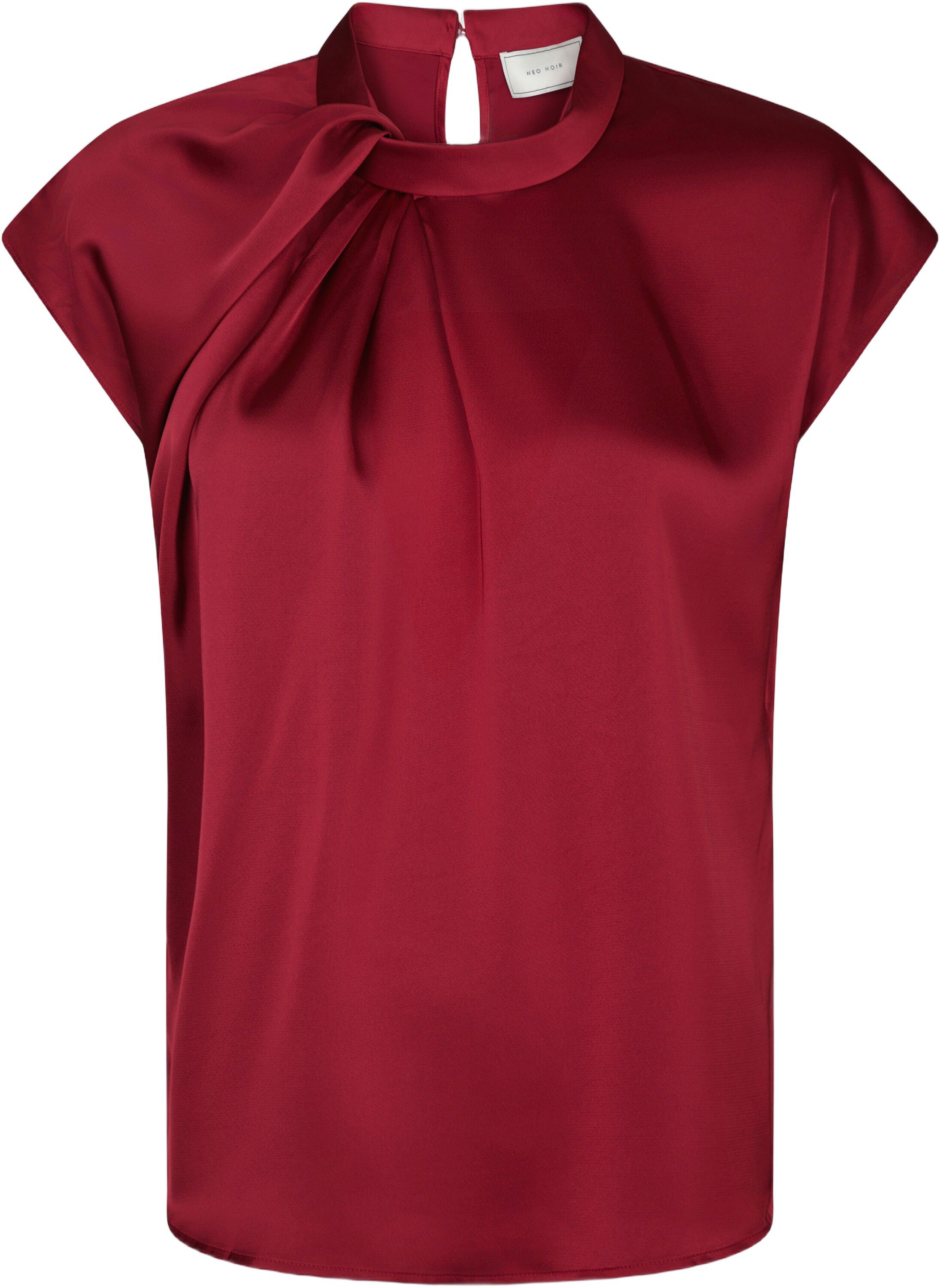 Fleur Drapy Satin Blouse