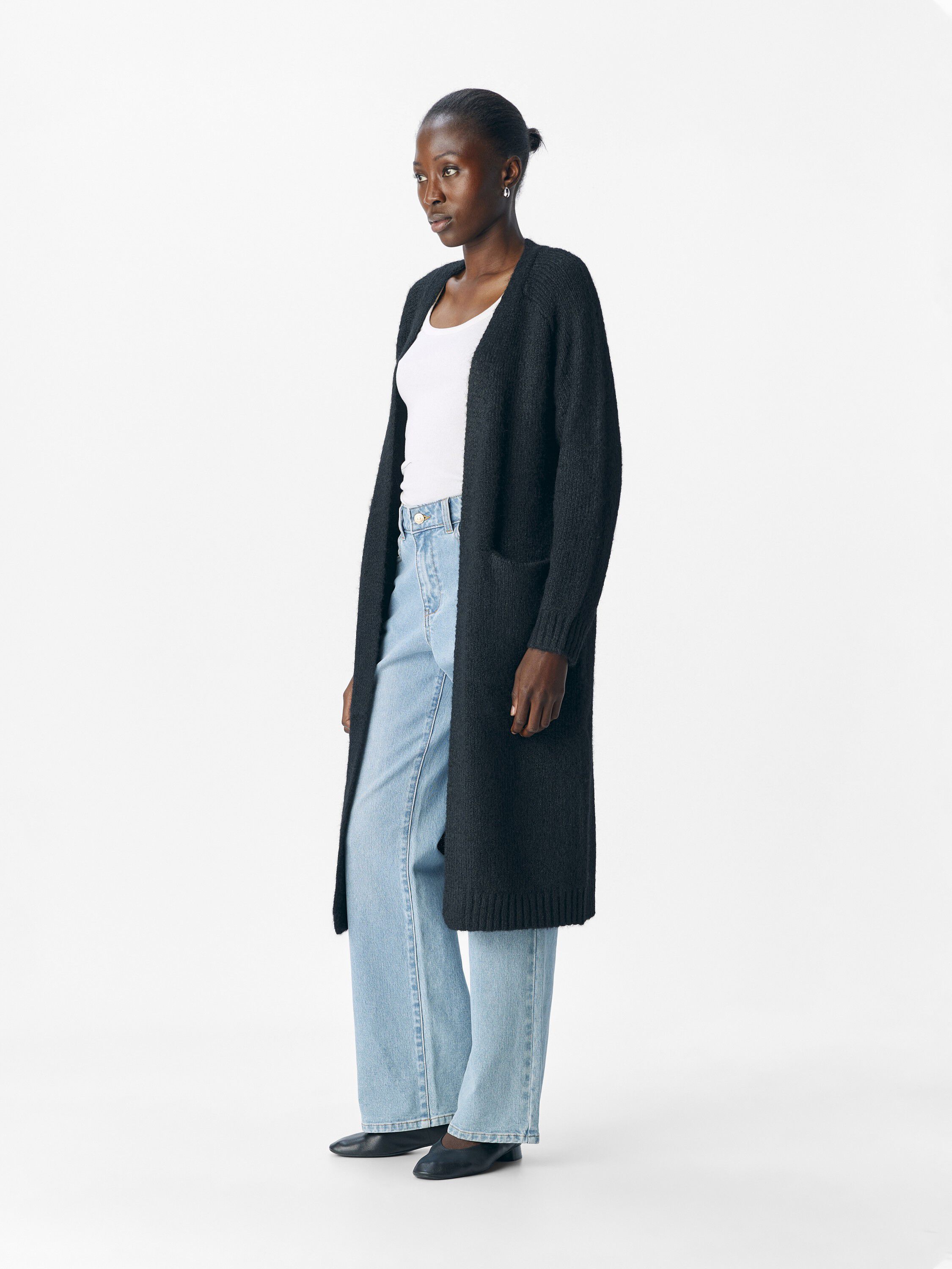 OBJMILU LS LO LONG KNIT CARDIGAN NO