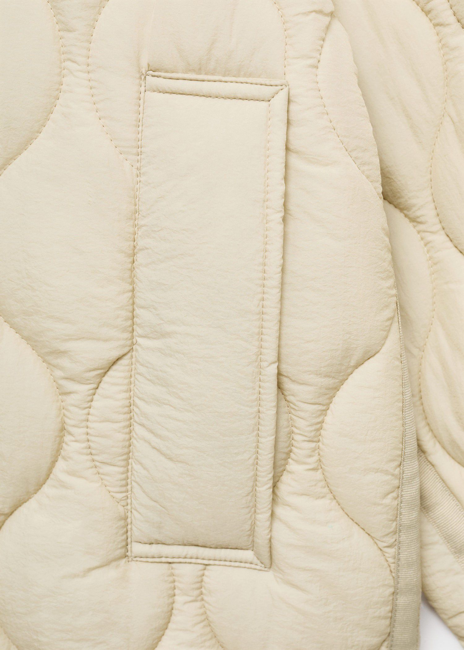 Oversize quilted down anorak