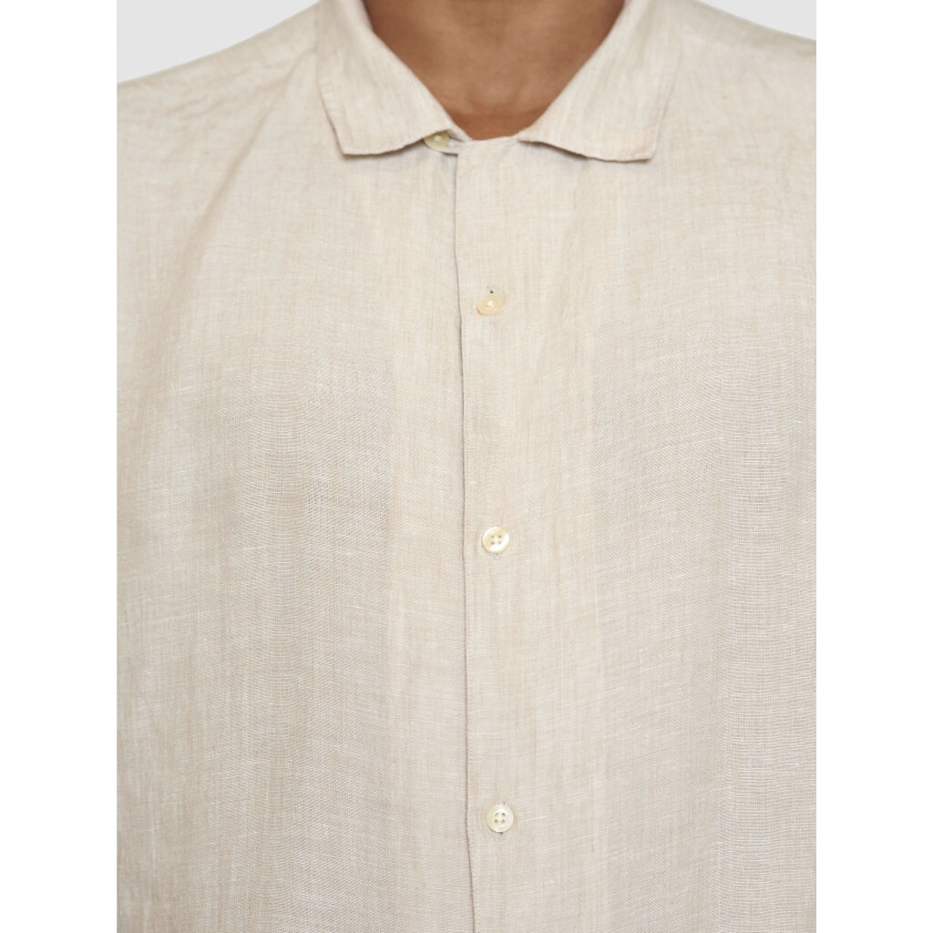 Box short sleeve linen shirt GOTS/Vegan