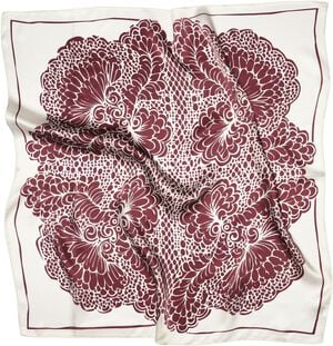 Lacey silk scarf