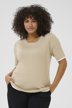 KClizzy rib contrast Pullover