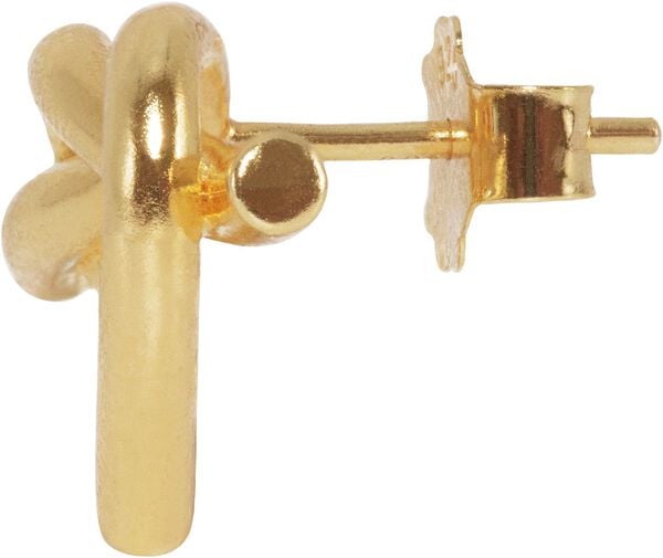 Big Tied Heart Stud