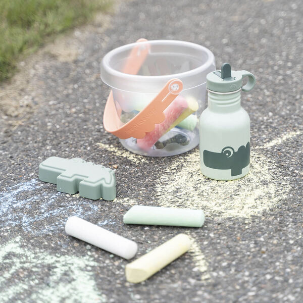 Flaske rustfrit stål Croco Grøn