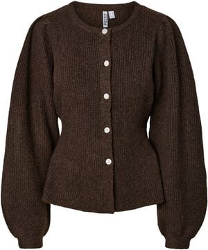 PCSILLY LS PUFF KNIT CARDIGAN NOOS