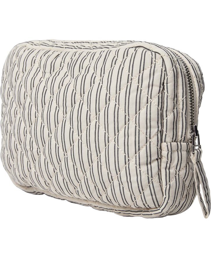 Moira 2 G toilettaske Beige / White Double Stripe