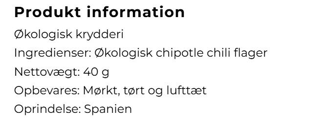 Chipotle chiliflager
