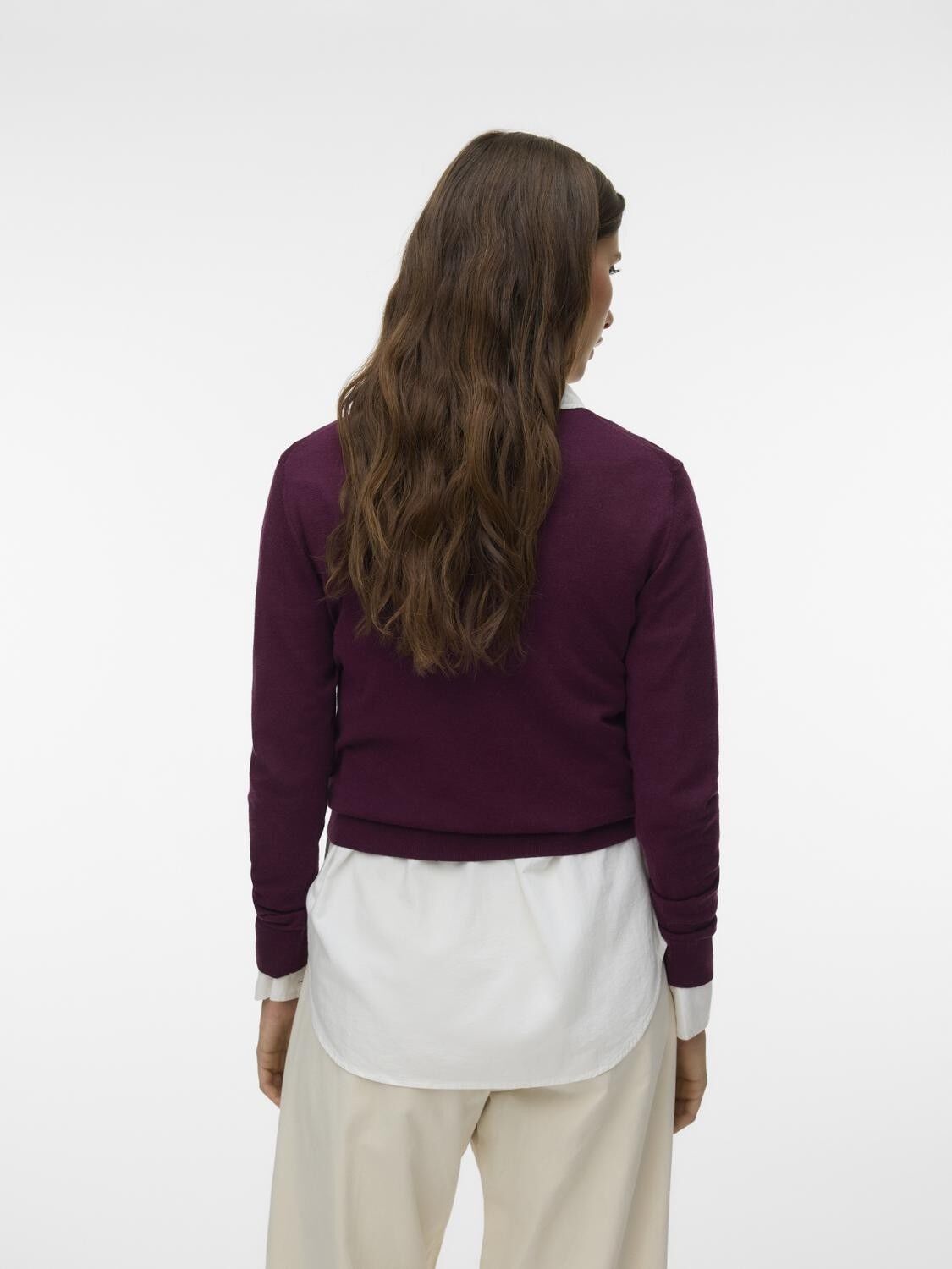 AWCARA LS O-NECK WOOL PULLOVER