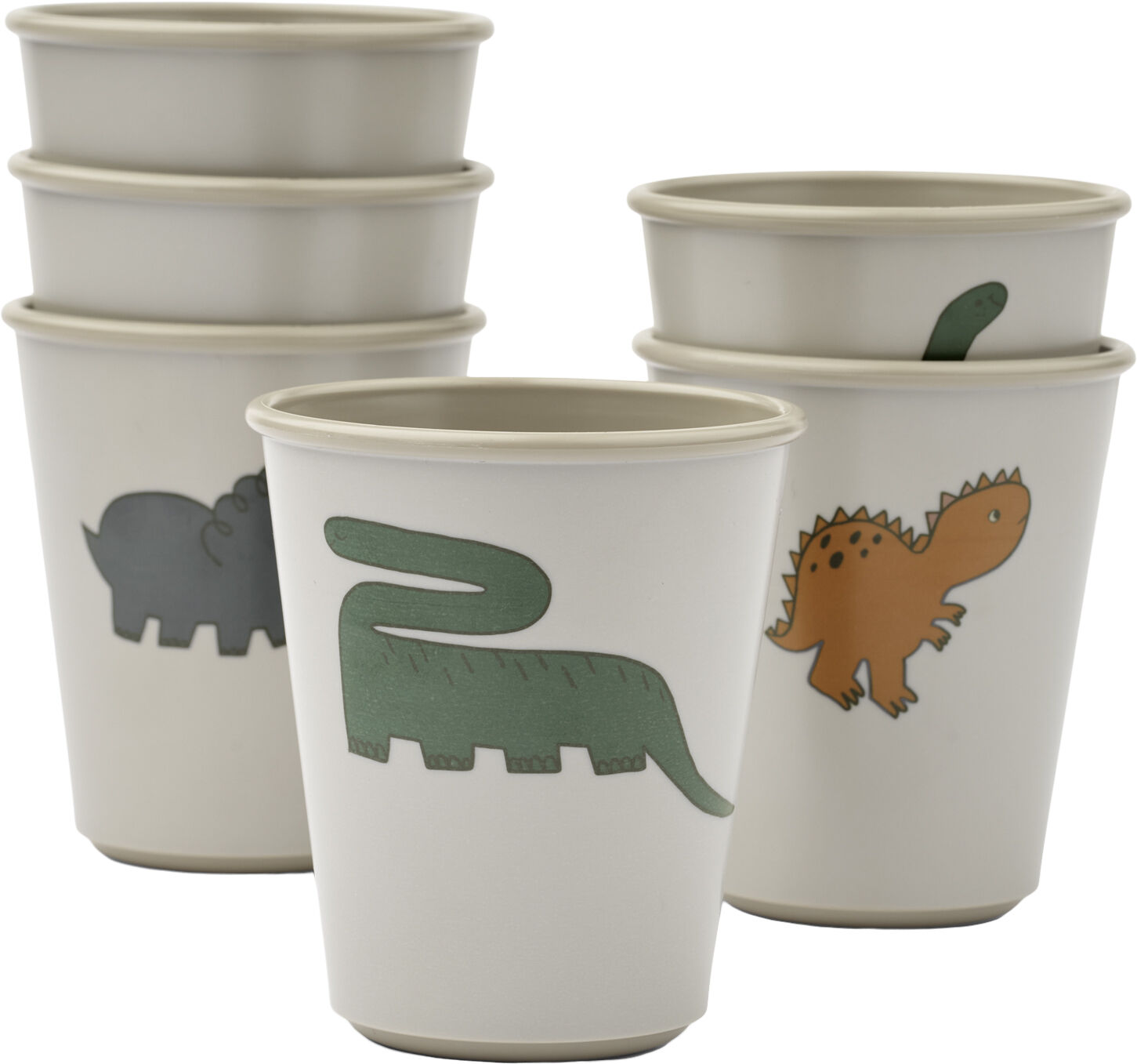 Lana Cup 6-Pack Dinosaurs / Mist-On