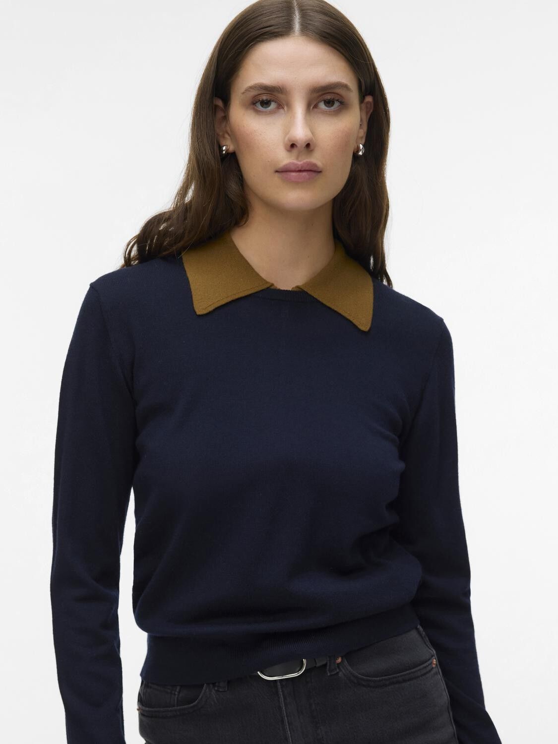AWCARA LS O-NECK WOOL PULLOVER
