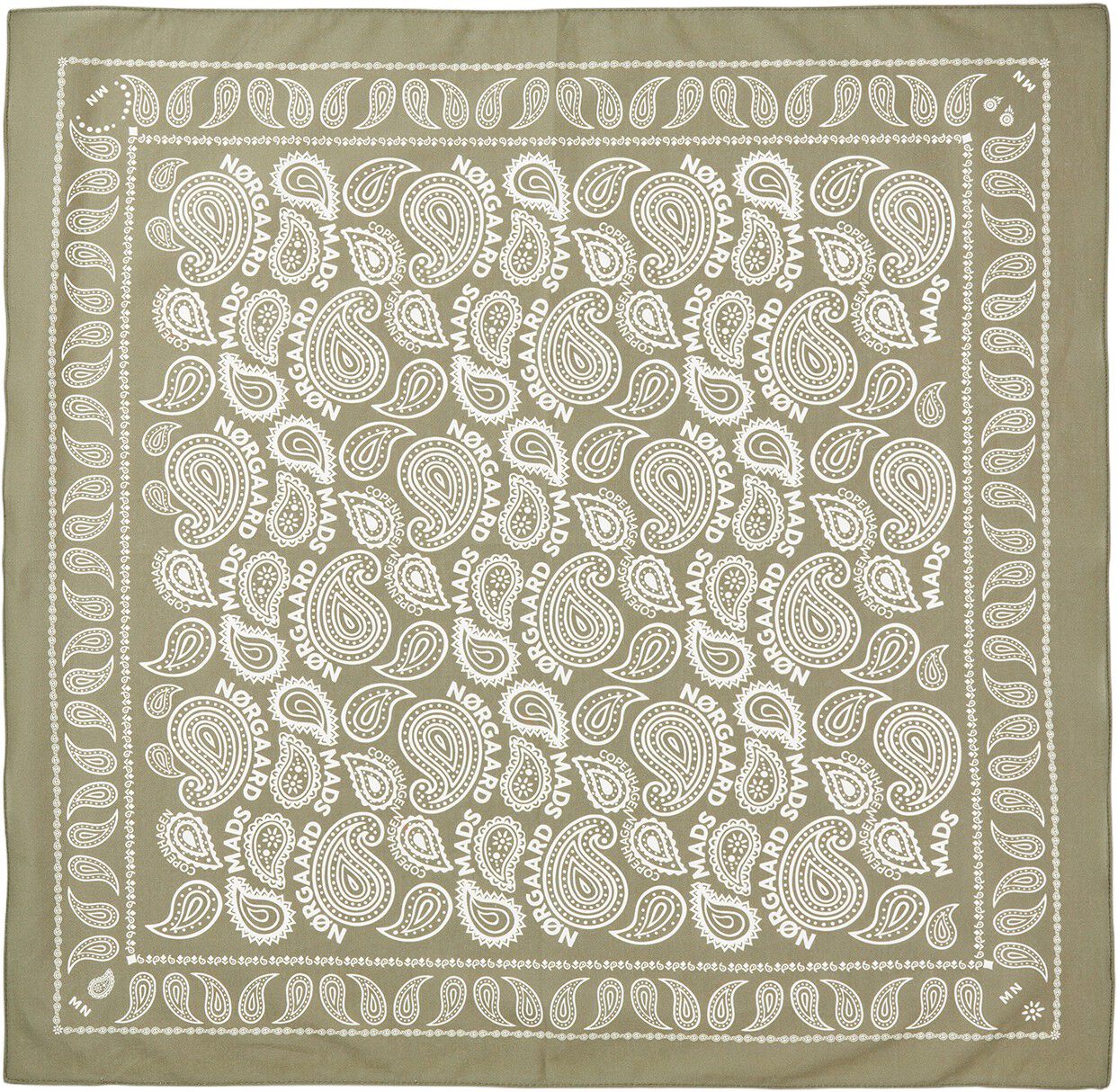 Soft Cotton Paisley Scarf Solid