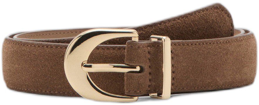 Oval buckle belt