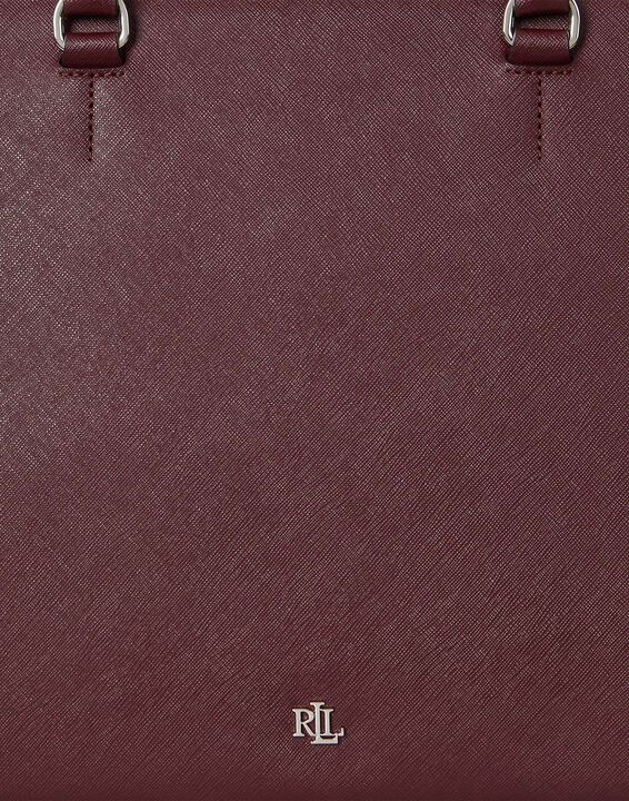 Crosshatch Leather Large Hanna Satchel