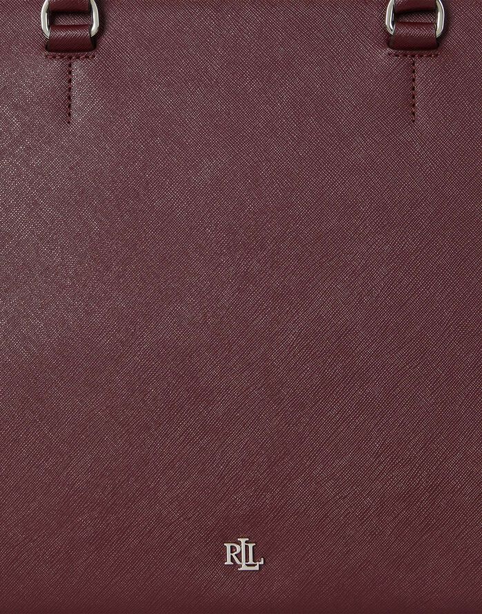 Crosshatch Leather Large Hanna Satchel