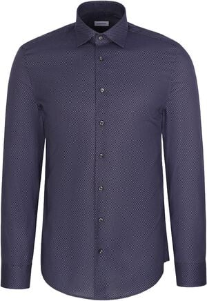 Business shirt Slim 1/1 Kent-Collar Print