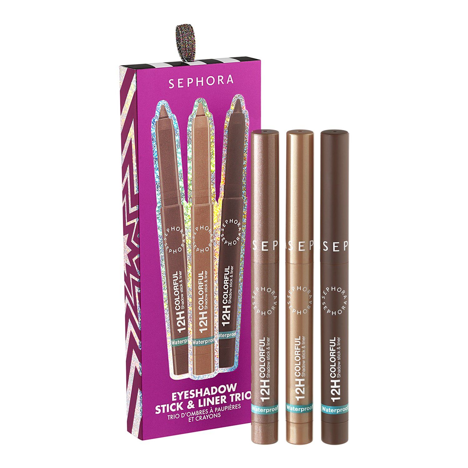 Eyeshadow Stick & Liner Trio - &Oslash;jenskygge i stiftformat