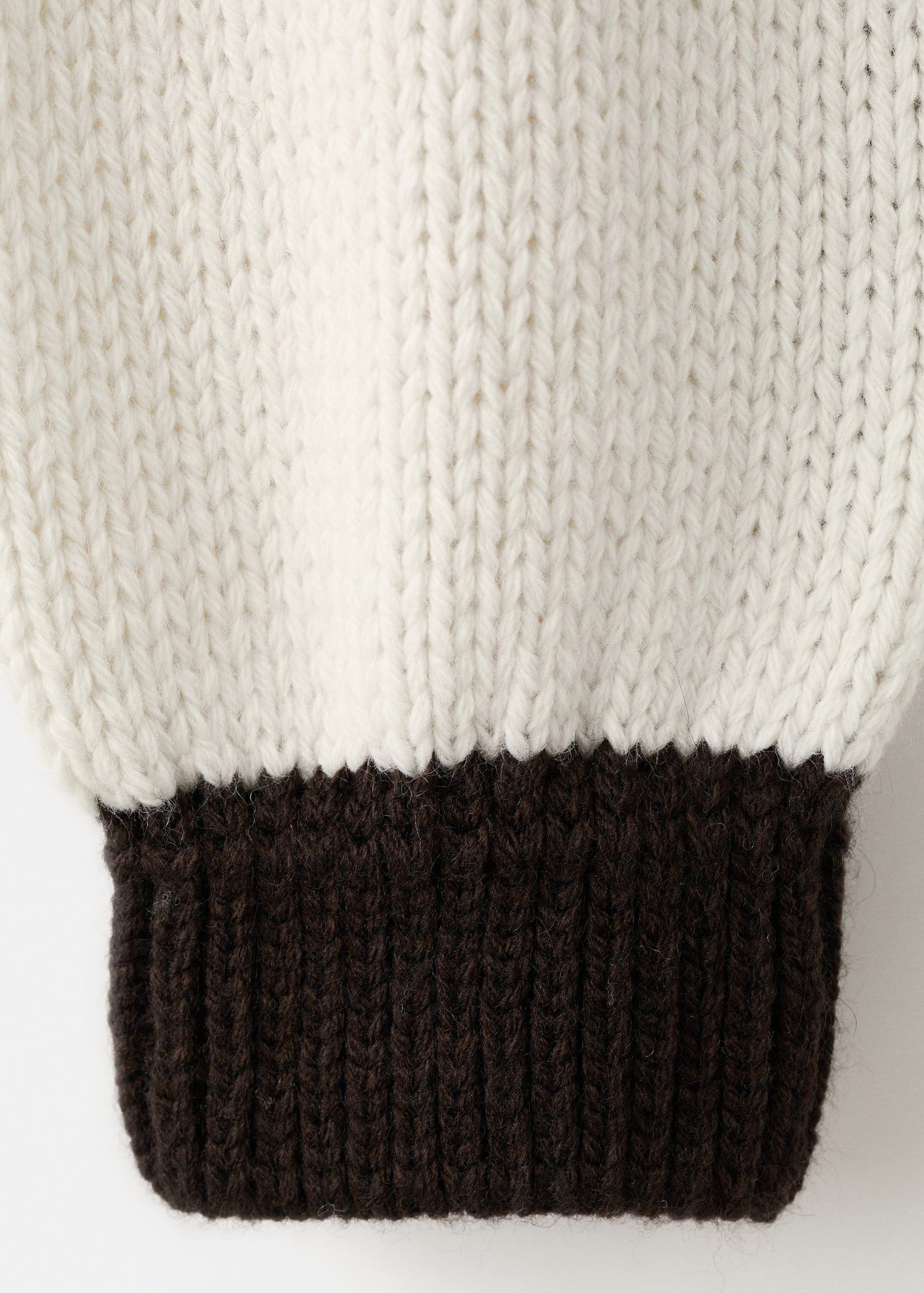 Knit striped sweater