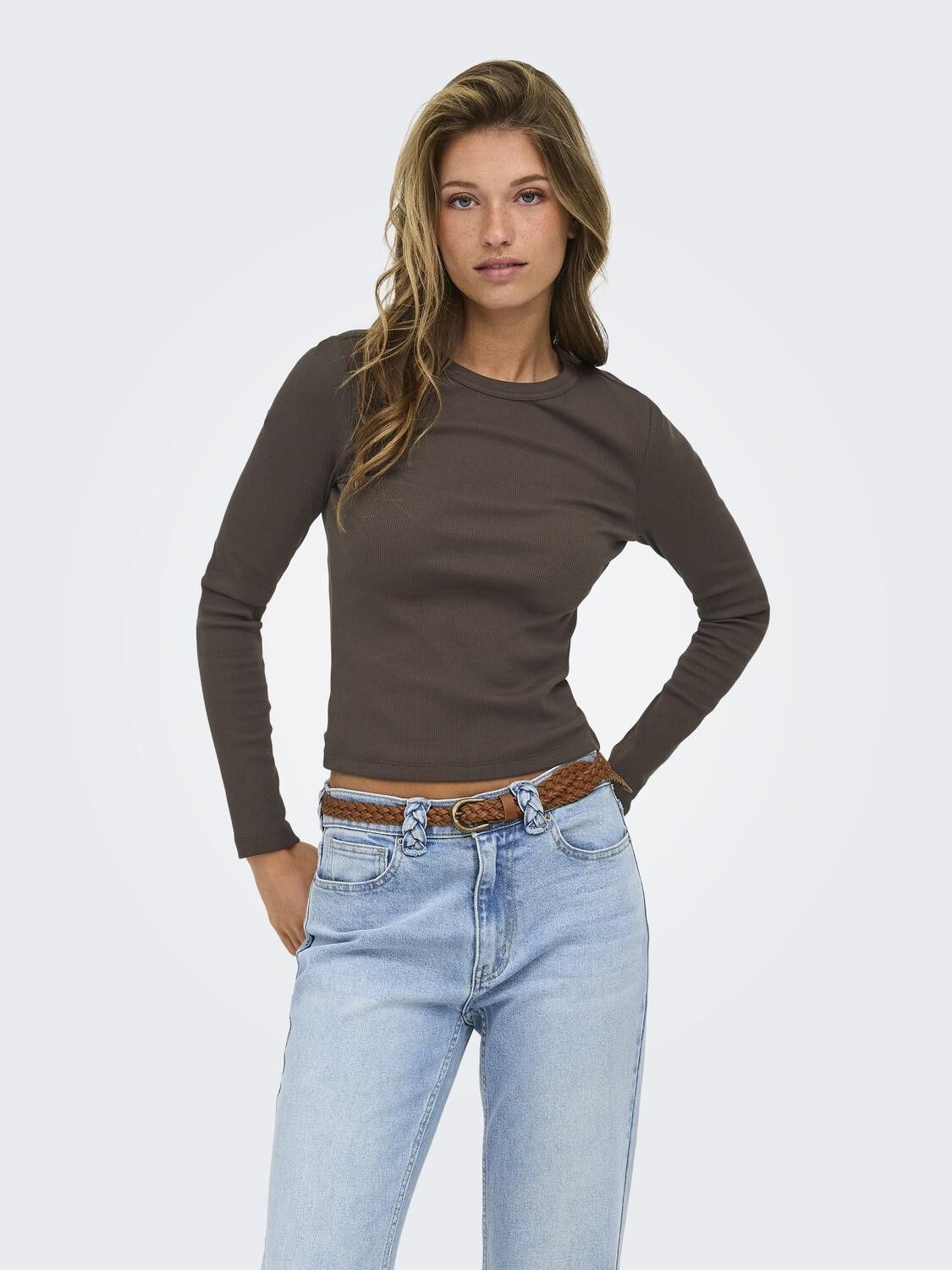 ONLVAL L/S O-NECK TOP JRS
