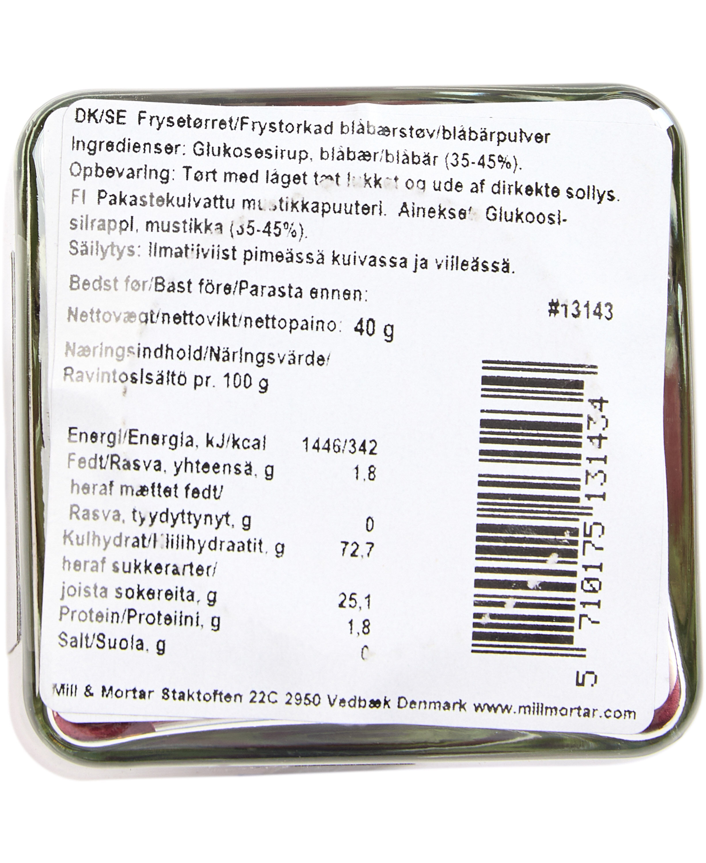 Bl&aring;b&aelig;rst&oslash;v UDG&Aring;R