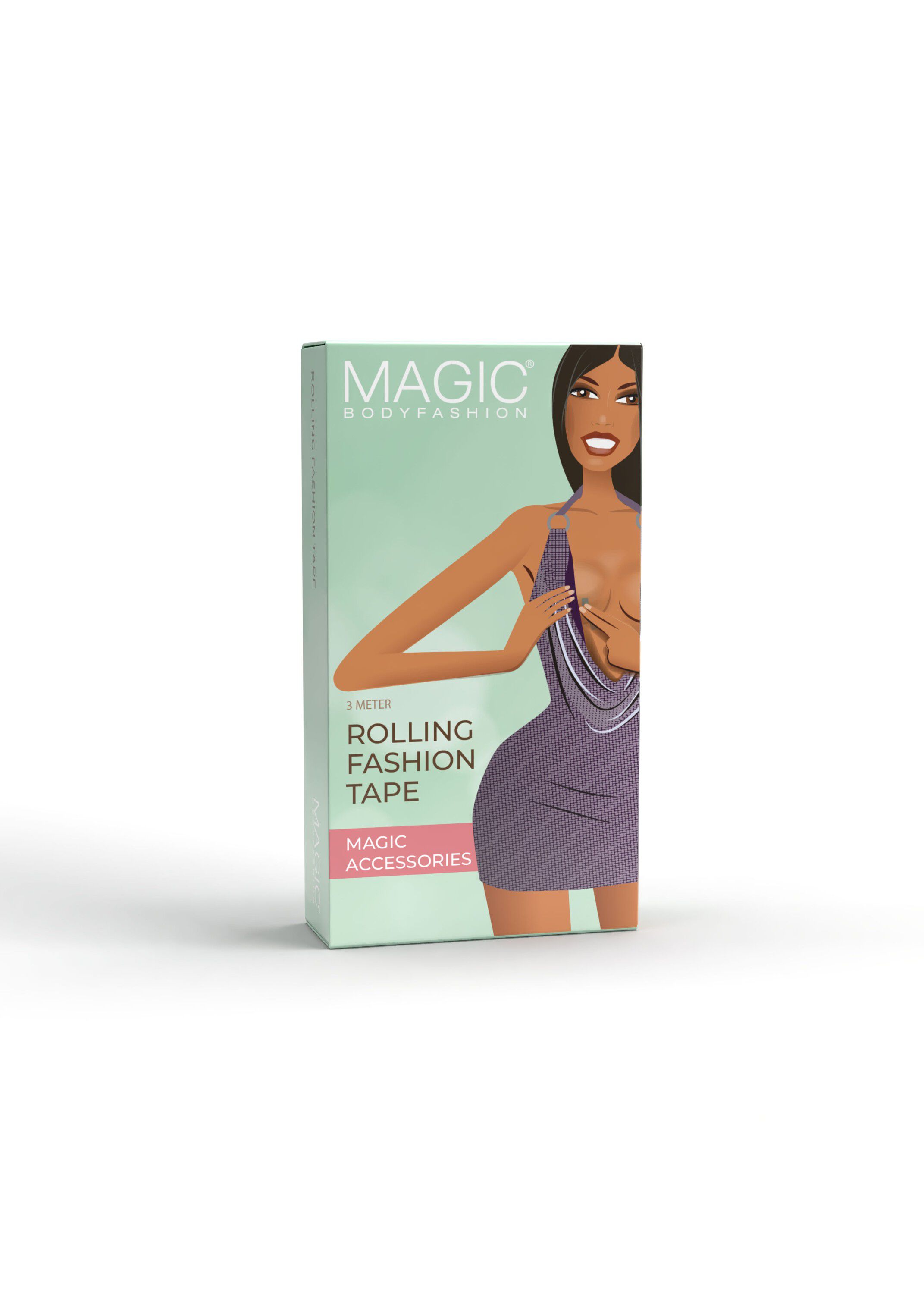 Rolling Fashion Tape - clear - one size