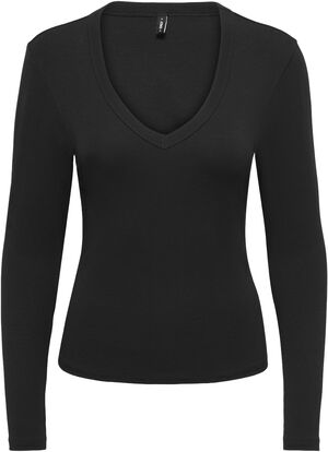 ONLRILEY L/S V NECK TOP CS JRS