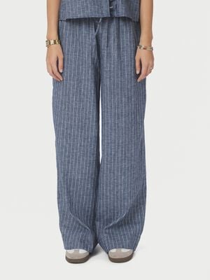 Heifa Emb Stripe Pants