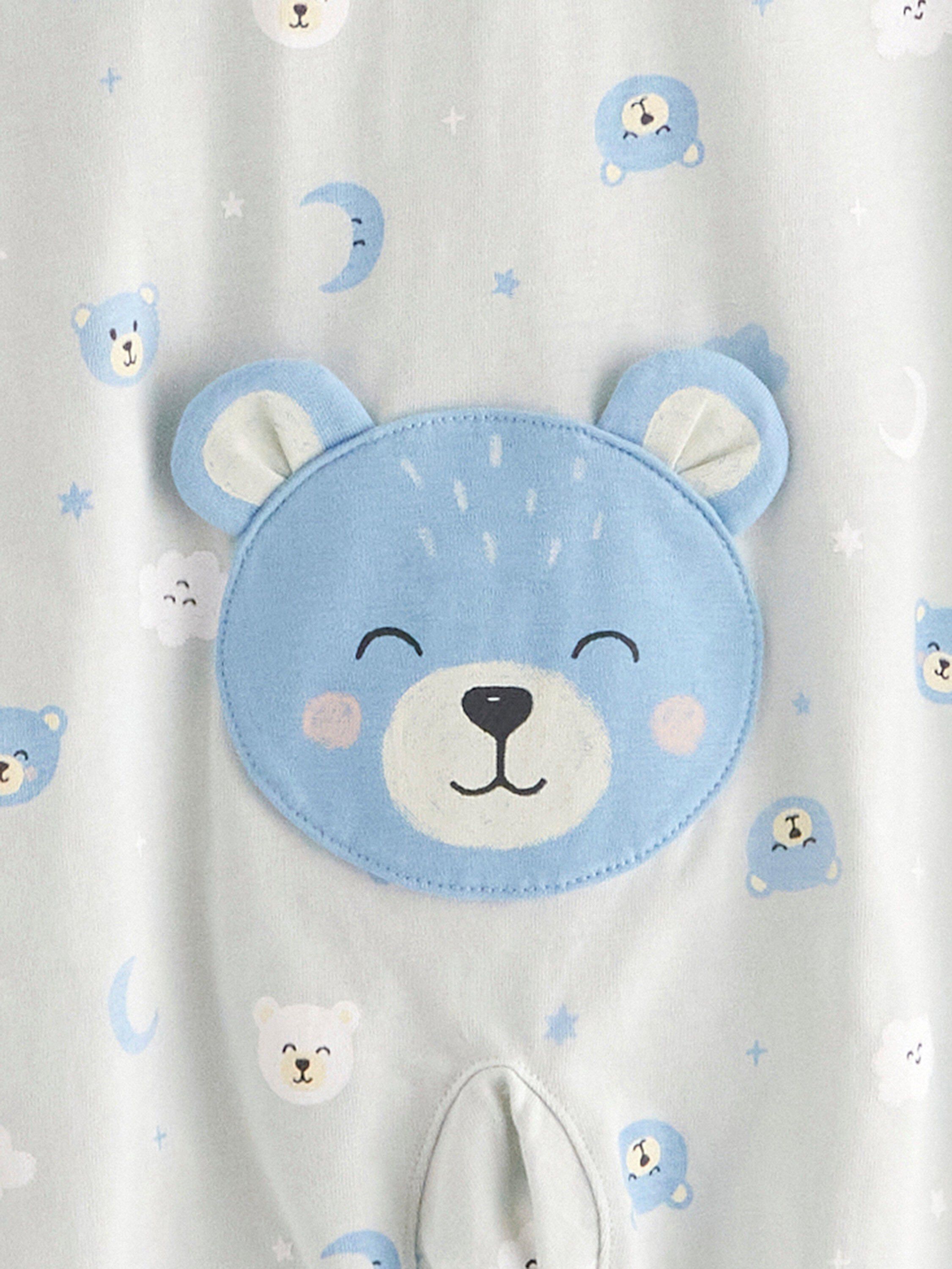 Pyjamas in organic cotton with long