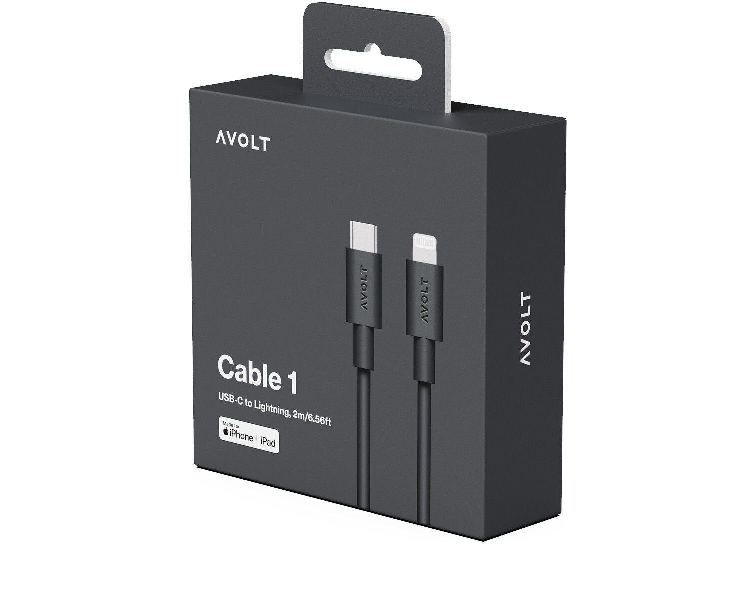 Cable 1 - USB-C to Lightning - Stockholm Black