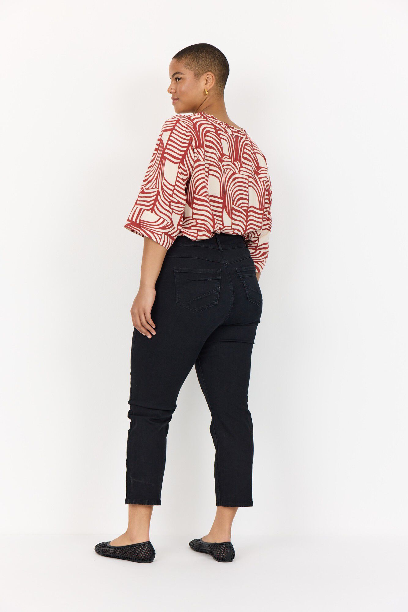 Curvy WA-LOVIS 2 Bluse R&oslash;d