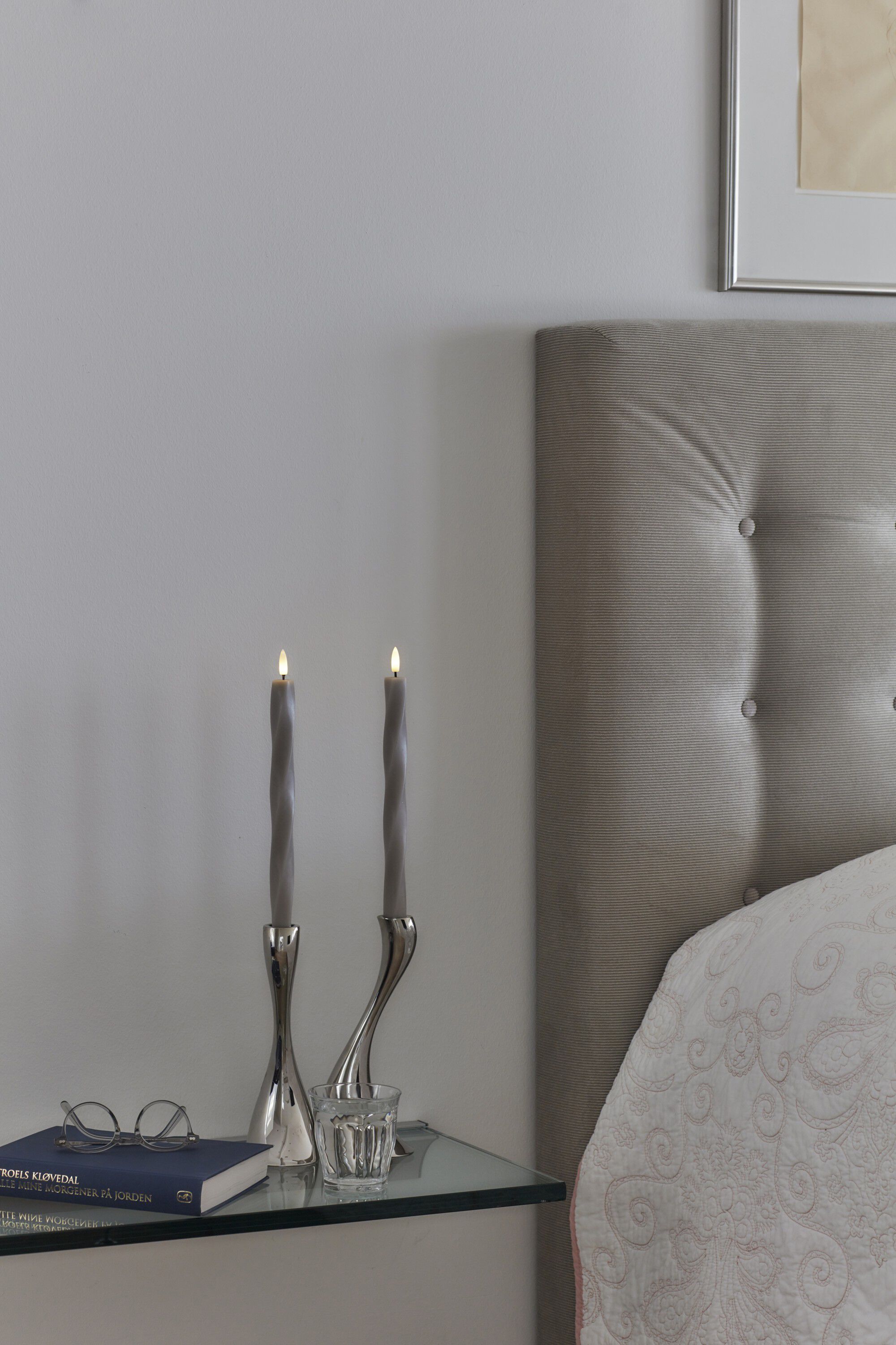 Nordisk Skulptur, Sille Twist &Oslash;2,4x26 cm, Warm Gray