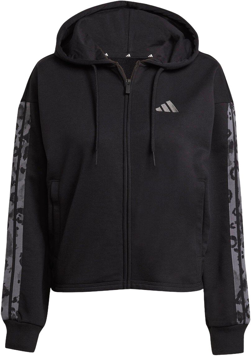 Animal Print Full Zip H&aelig;ttetr&oslash;je