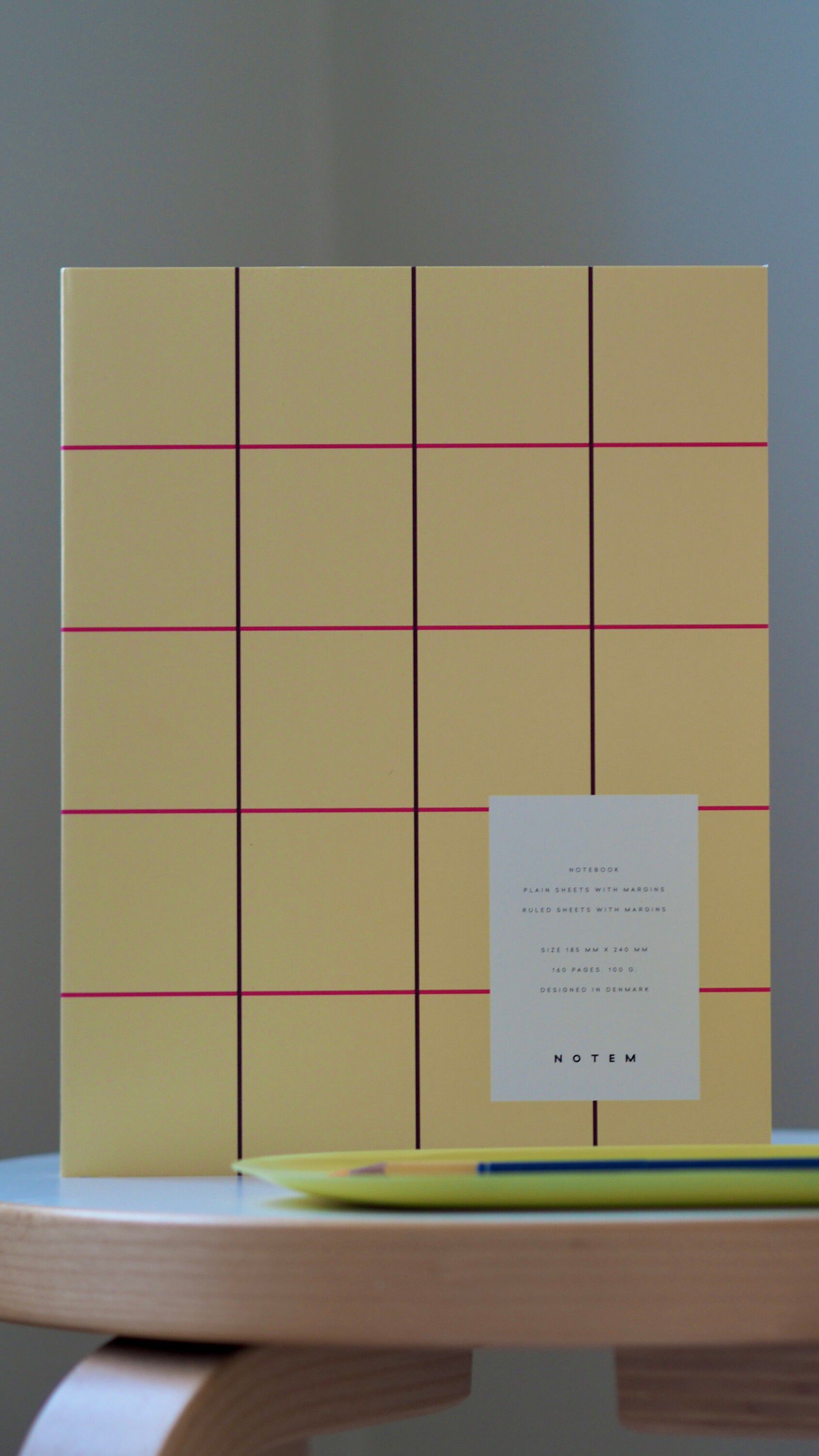 UMA notebook, flat lay binding