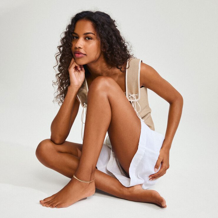 JELONA ankle chain gold-plated