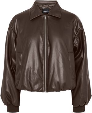 PCLARA PADDED COATED BOMBER JACKET