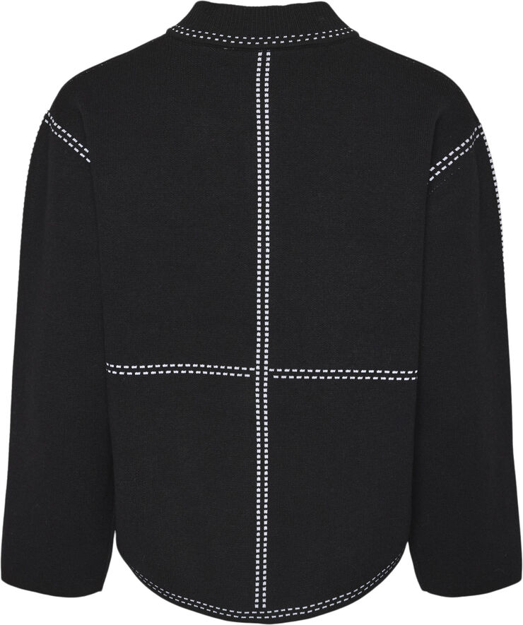YASJENA LS KNIT CARDIGAN
