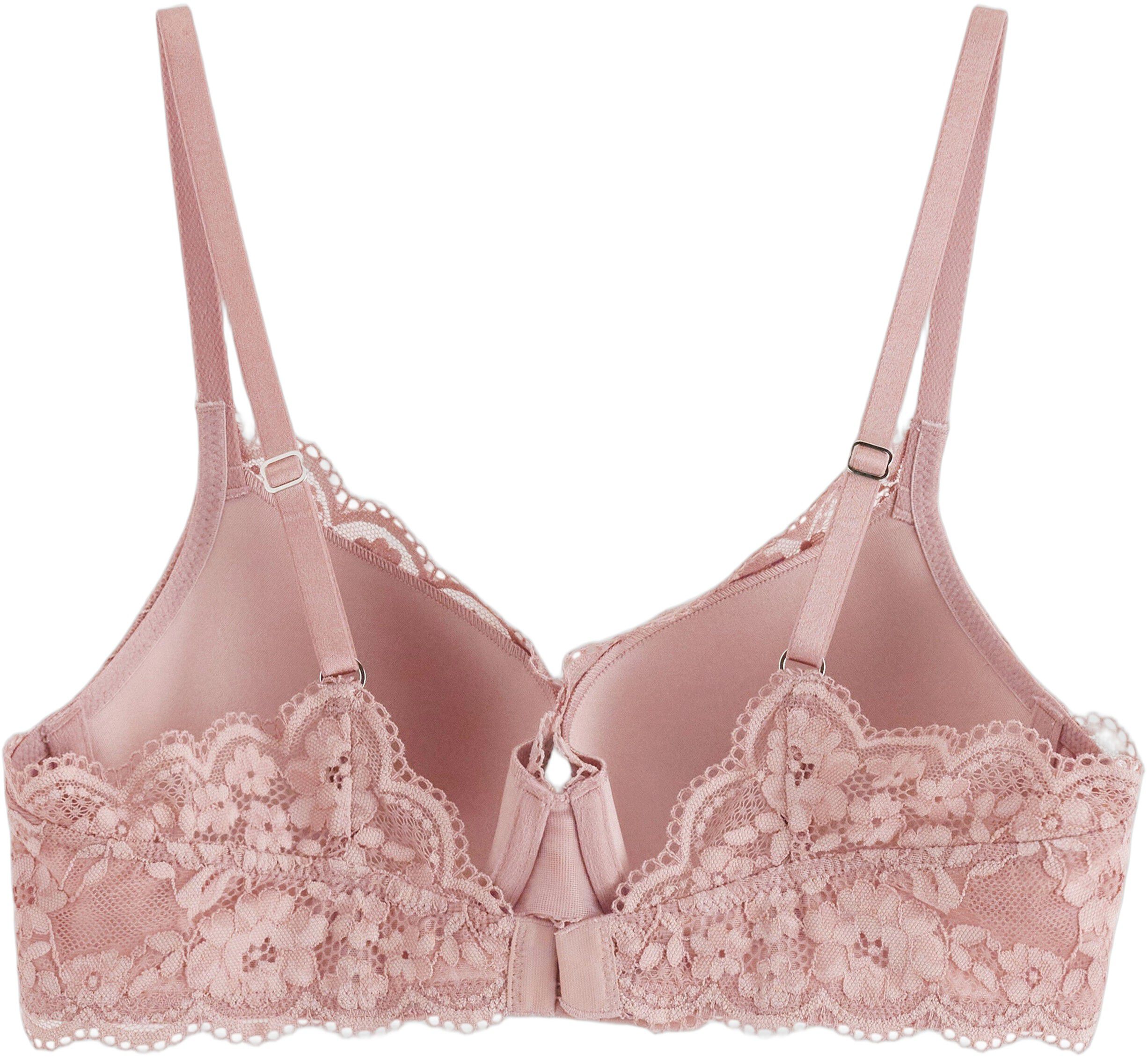 Lilja t-shirt-bh med blonder