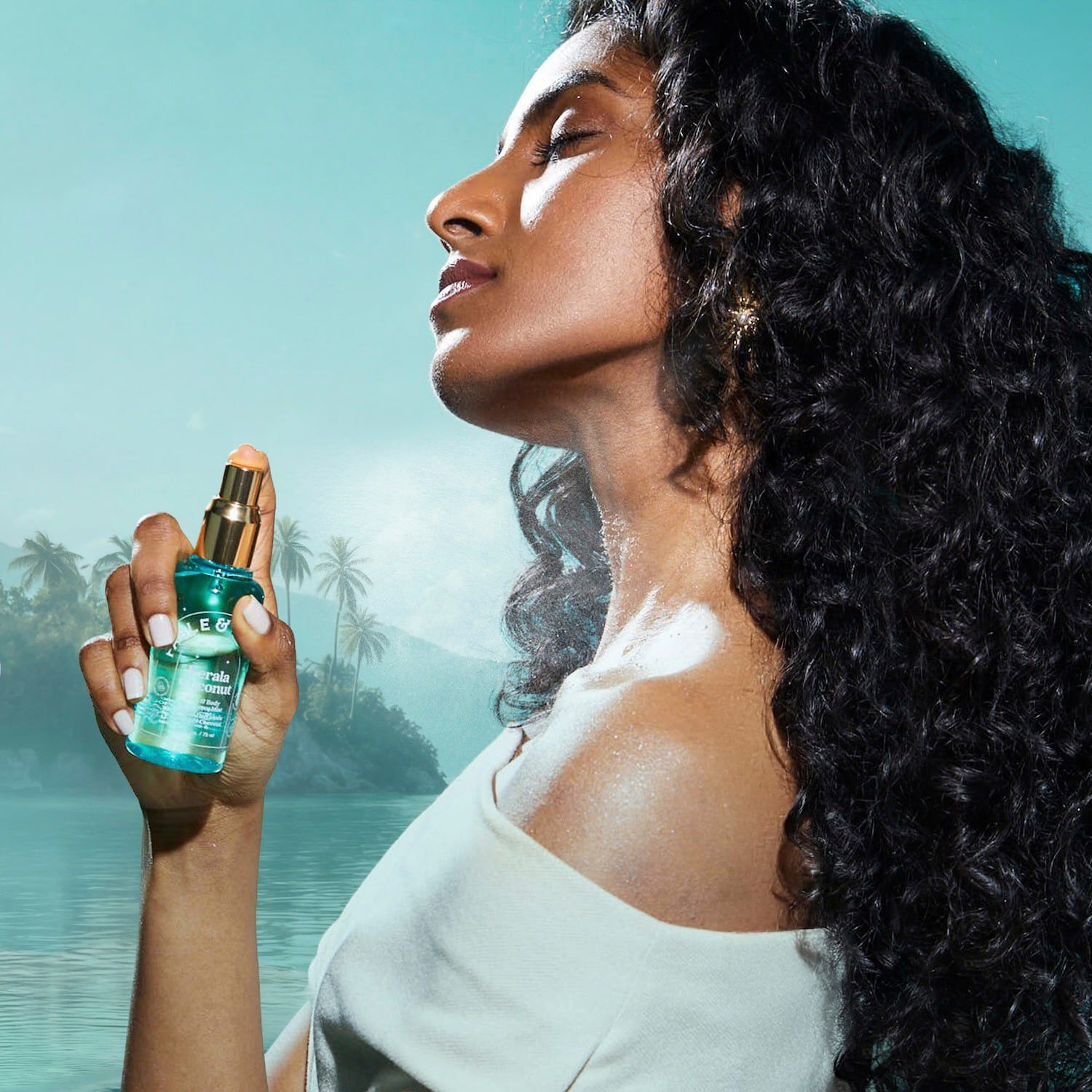 Hair & Body Fragrance Mist Kerala Coconut - Parfumeret Kerala Coconut-