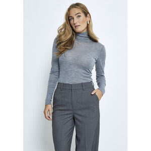 MSCally Roll Neck Long Sleeve Top