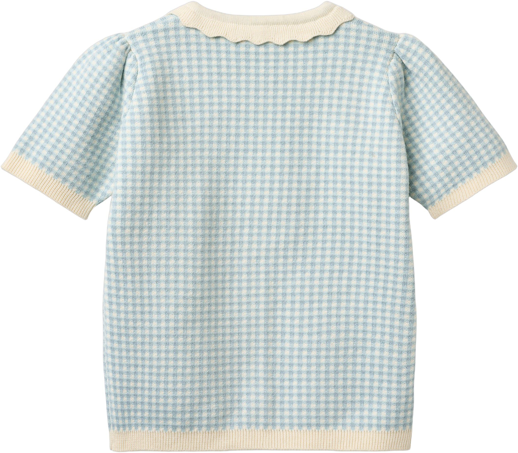 CHECK JACQUARD CARDIGAN