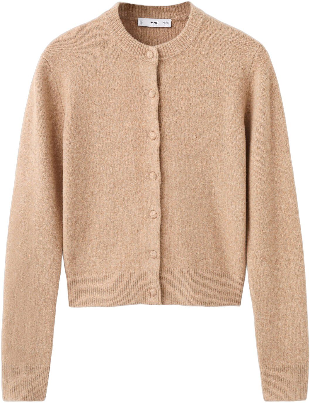 Knitted button cardigan