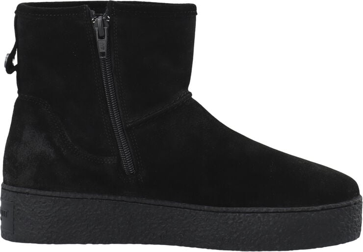 CASCAMILLA Boot W. Inside Zip Warm Lining Oil Suede