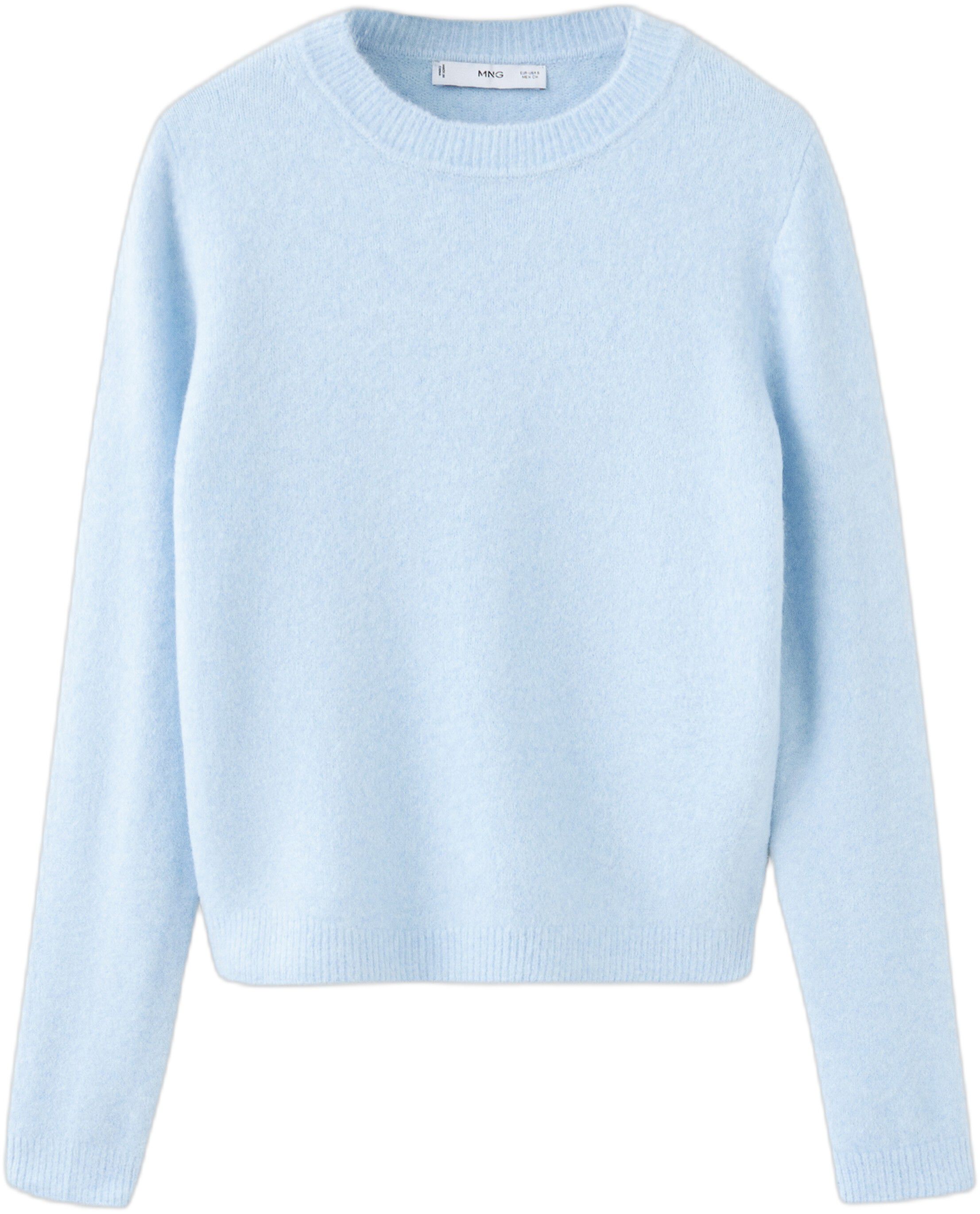 Round-neck knitted sweater
