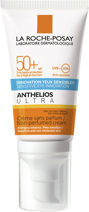 Anthelios Ultra solcreme til ansigt og øjenområde SPF 50+ 50 ml.