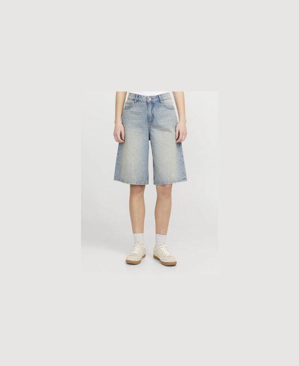 JXLAURA LONG MW DENIM SHORTS DNM SN