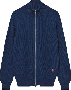MMGIan Indigo Zip Cardigan