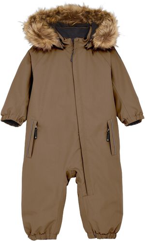 Baby Coverall W. Fake Fur