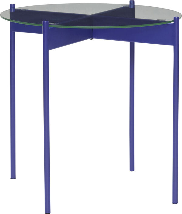 Beam Side Table Blue