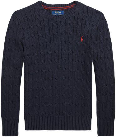 Cable-Knit Cotton Sweater