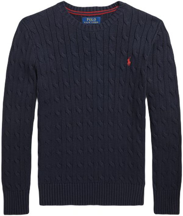 Cable-Knit Cotton Sweater