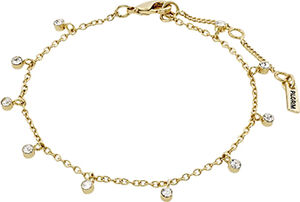 Armbånd : Maja : Guldbelagt : Kryst